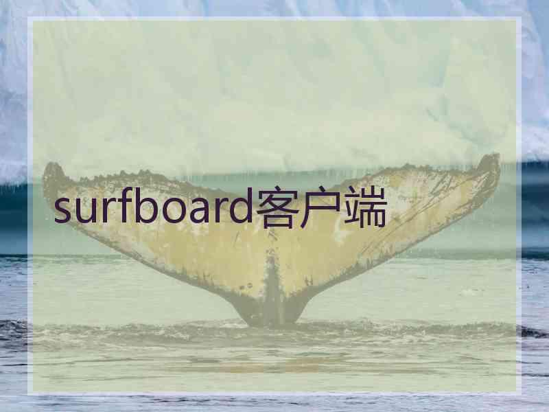 surfboard客户端