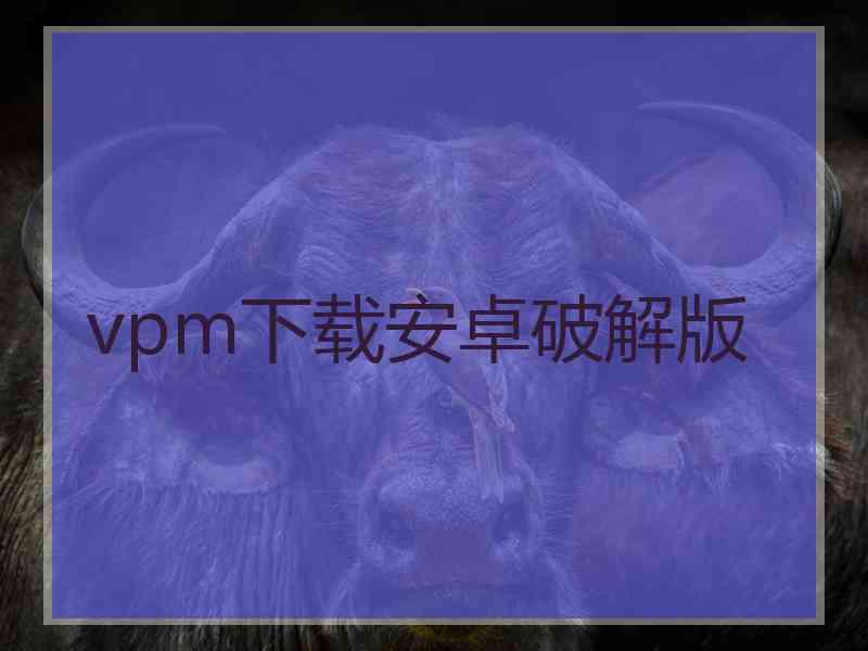 vpm下载安卓破解版