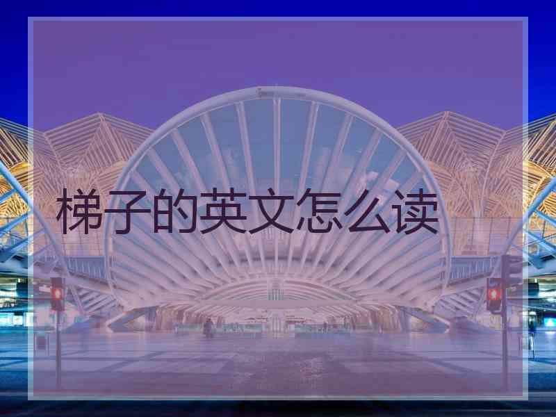 梯子的英文怎么读