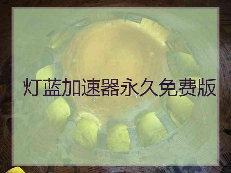 灯蓝加速器永久免费版