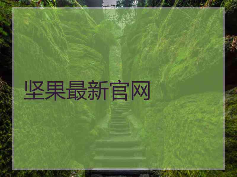 坚果最新官网