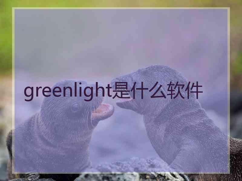 greenlight是什么软件
