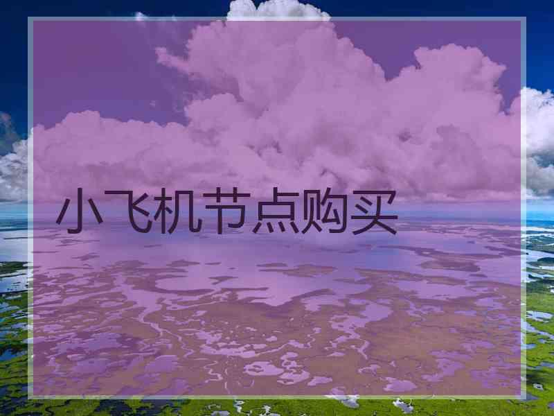 小飞机节点购买
